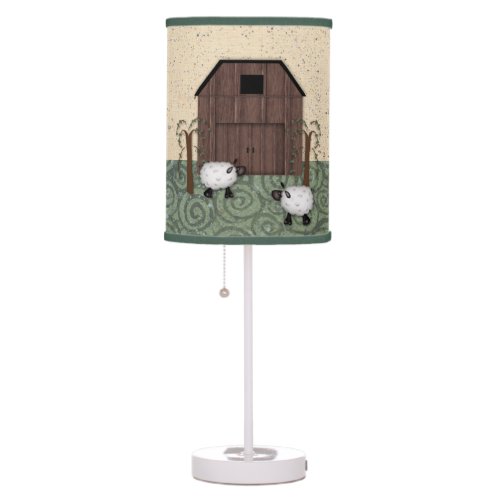 Barn Sheep Table Lamp