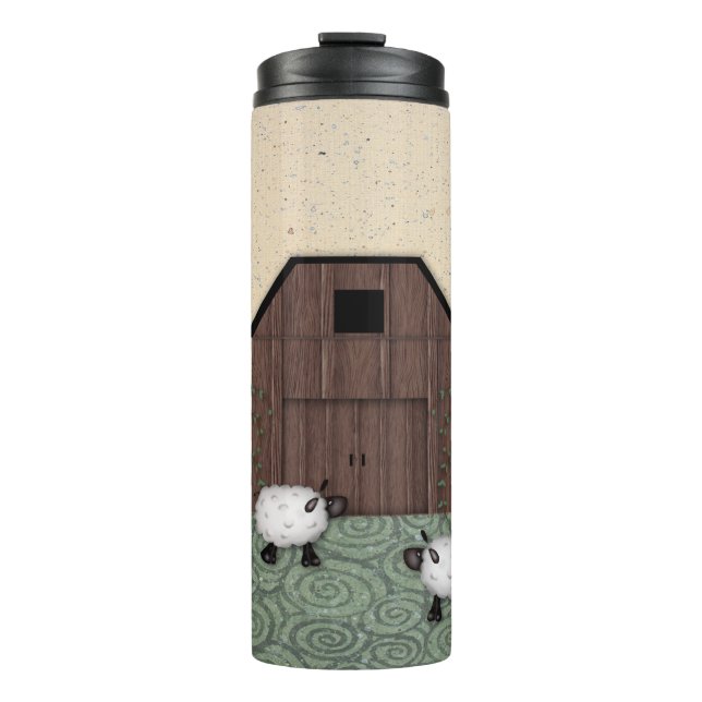 Barn Sheep Thermal Tumbler (Front)