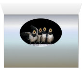 Barn Swallow Singing Cards (Inside Horizontal (Bottom))