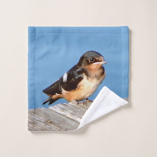 Barn Swallow towel set (Wash Cloth)