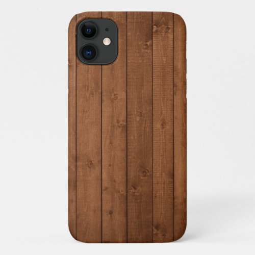 Barn Wall Wood Wooden Boards Planks Rustic iPhone 11 Case