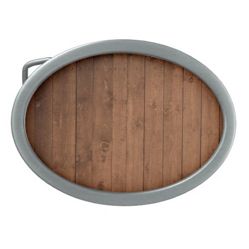 Barn Wall Wood Wooden Boards Planks Rustic Oval Belt Buckle