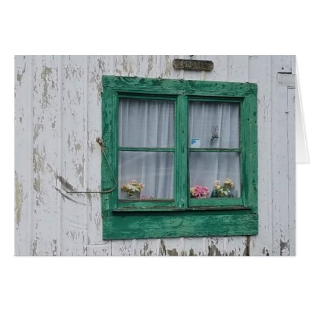 Barn Window,  Envelope Included