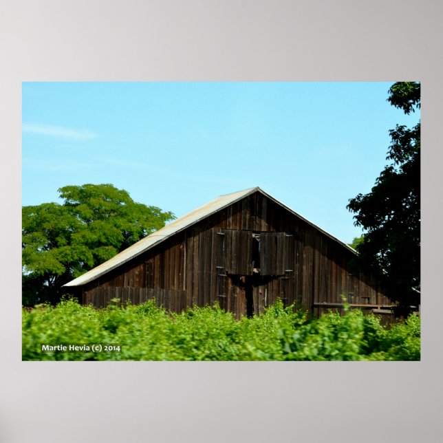 Barn Windows Poster (Front)
