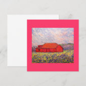 barn with irises (Front/Back)