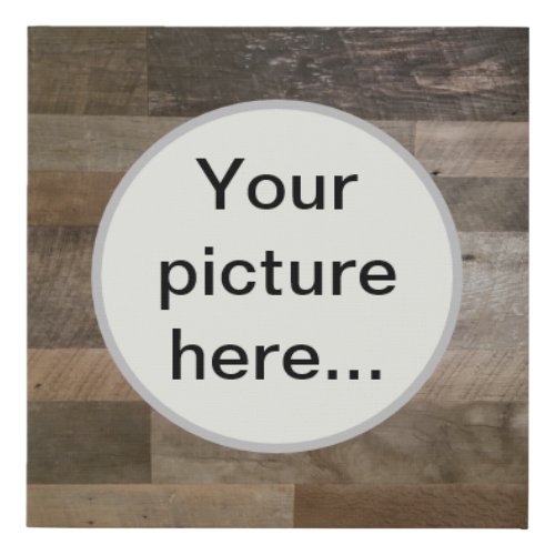 Barn wood background canvas picture