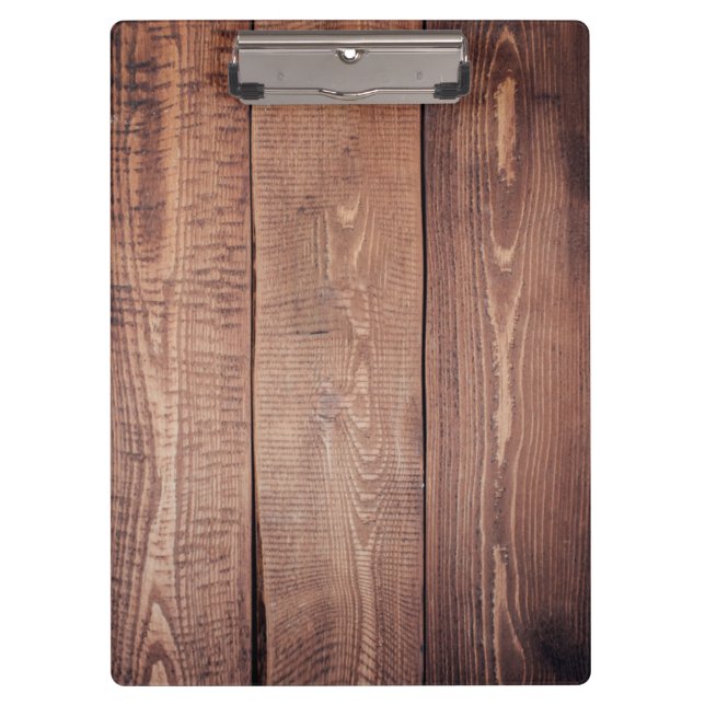 Barn Wood Background Clipboard (Front)
