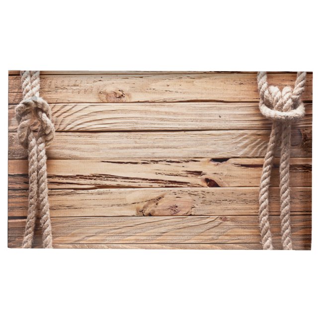 barn wood Cowboy Boots Western country Wedding Table Card Holder (Front)