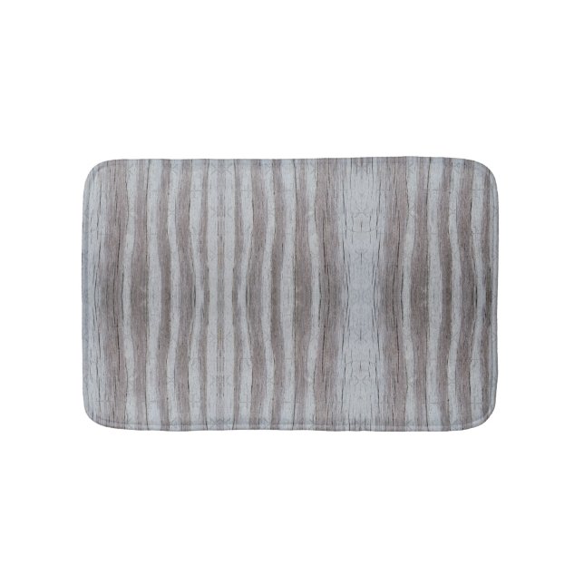  Barn Wood Gray Grey Black Vertical Striped Mat (Front)