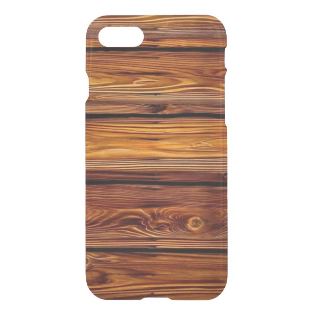 Barn Wood iPhone 7 Clear Case (Back)