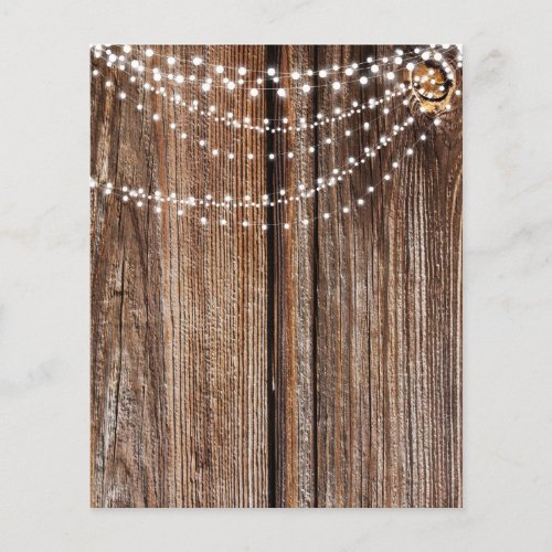 Barn Wood  Lights Rustic Scrapbook Paper