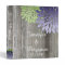 Barn Wood Modern Purple Green Petals Wedding Album