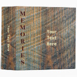 Barn Wood Personalized Custom Photo  Binder