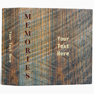Barn Wood Personalized Custom Photo Binder