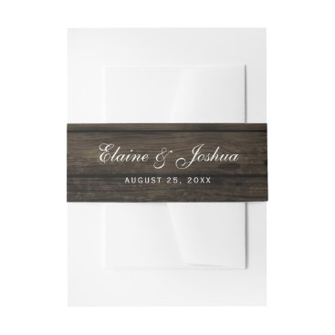 barn wood rustic country chic belly band