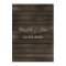 Barn wood Rustic Pine trees, winter save the dates