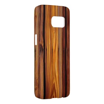 Barn Wood Samsung Galaxy S7 Barely There Case by grandjatte at Zazzle