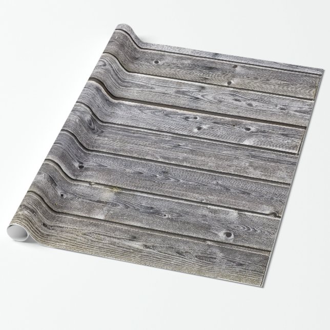 barn wood wrapping paper (Unrolled)