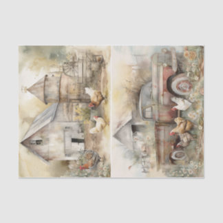 Barn Yard Tissue Paper