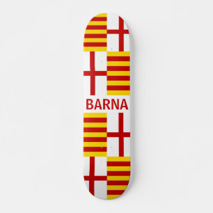 Barna - Flag of Barcelona Skateboard