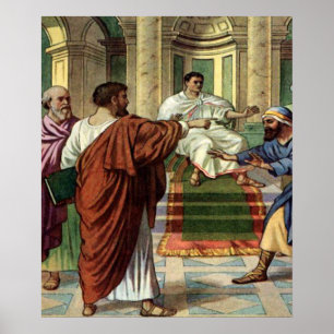 barnabas and saul go out as missionaries poster