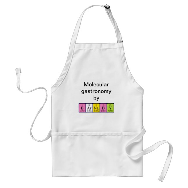 Barnaby periodic table name apron (Front)