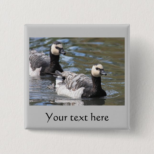 Barnacle Goose Button (Front)