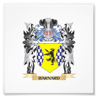 Barnard Coat of Arms - Family Crest Photo Print