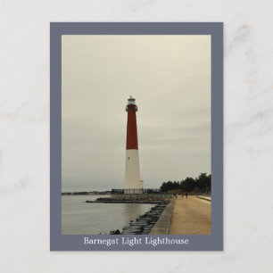 Barnegat Light Lighthouse Photo Postcard