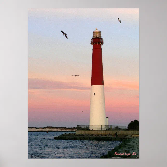 Barnegat Light Long Beach Island, NJ Poster