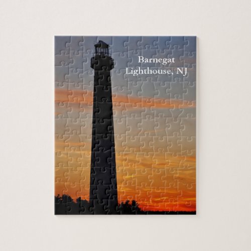 Barnegat Lighthouse at Sunset II Puzzle