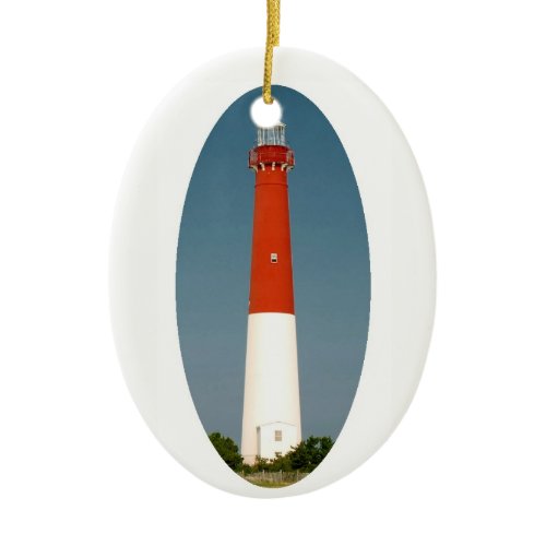 Barnegat Lighthouse Ceramic Ornament