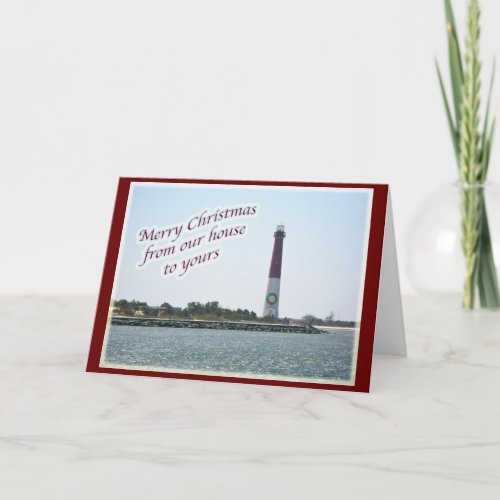 Barnegat Lighthouse Christmas Card