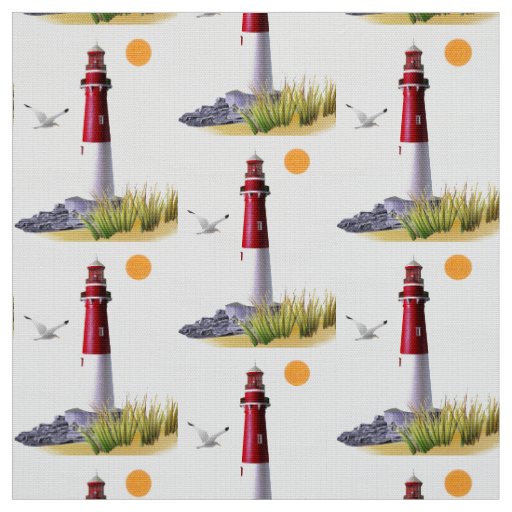 Barnegat Lighthouse Fabric