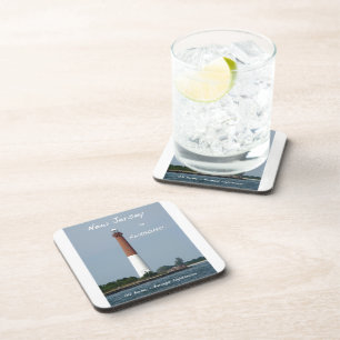 Barnegat Lighthouse Long Beach Island New Jersey Drink Coaster
