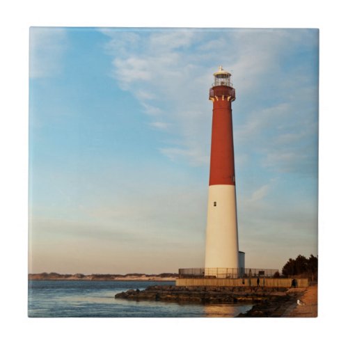 Barnegat Lighthouse Long Beach Island NJ Ceramic Tile