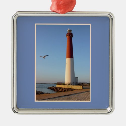 Barnegat Lighthouse Metal Ornament