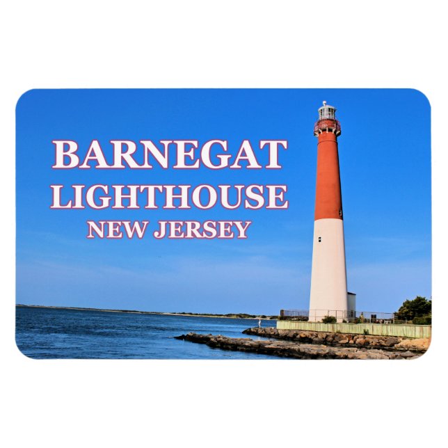 Barnegat Lighthouse, New Jersey Flexi Magnet (Horizontal)