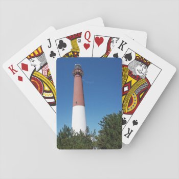 Barnegat Lighthouse Old Barney Playing Cards by GardenOfLife at Zazzle