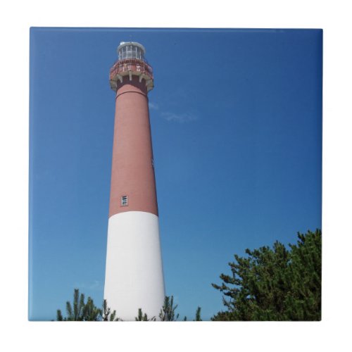 Barnegat Lighthouse Old Barney Tile