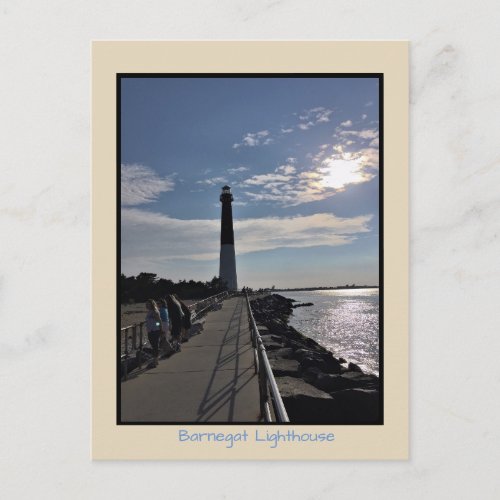 Barnegat Lighthouse Photo Postcard