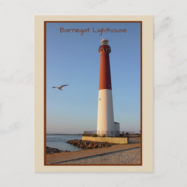 Barnegat Lighthouse Photo Postcard (Front)