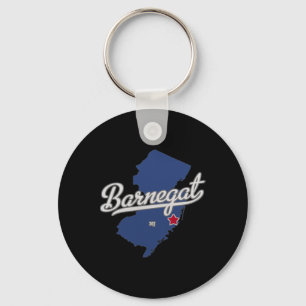 Barnegat New Jersey Nj Map Keychain