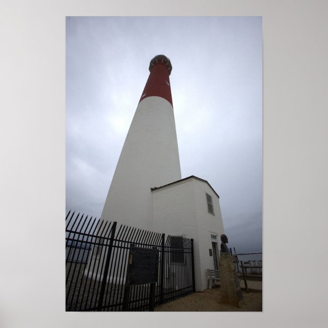 Barnegate Light Lighthouse Photo Poster (Front)