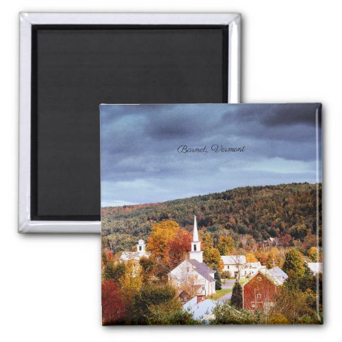 Barnet Vermont autumn in New England Magnet