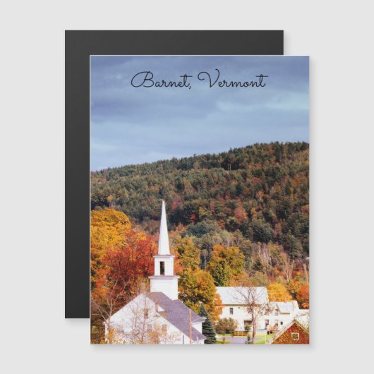 Barnet, Vermont, colors of autumn (Front/Back)