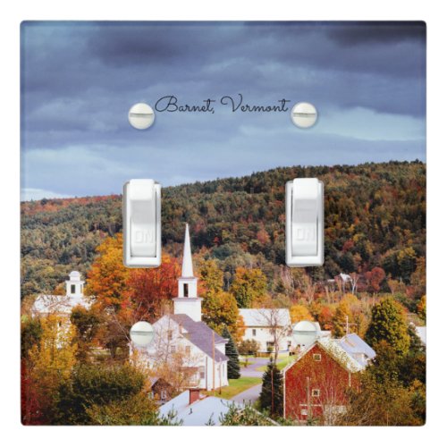 Barnet Vermont colors of autumn Light Switch Cover