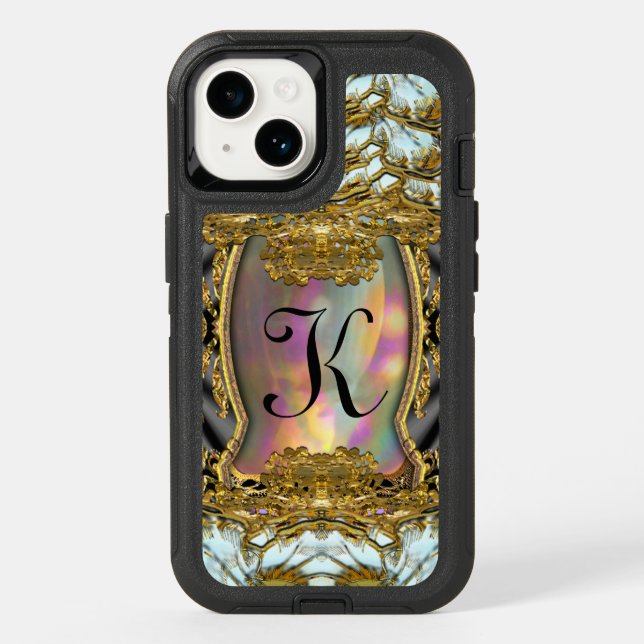 Barnetcue Dubois II Protective Baroque Monogram  Otterbox iPhone Case (Back)