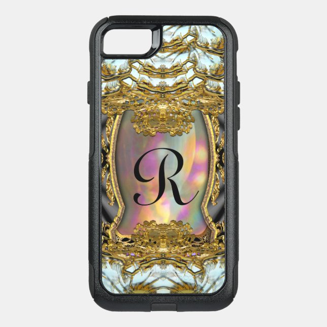 Barnetcue Dubois II Protective Baroque Monogram Otterbox iPhone Case (Back)