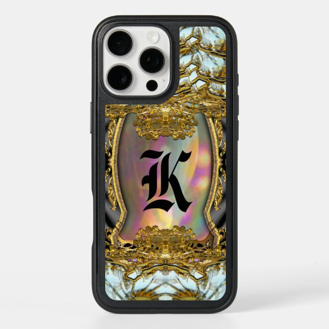 Barnetcue Dubois II Protective Baroque Monogram  Otterbox iPhone Case (Back)